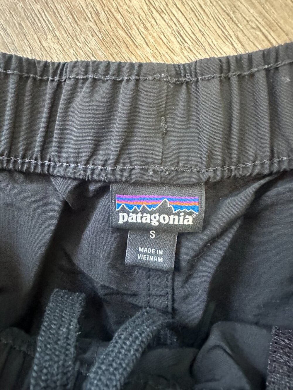 Patagonia Black Women's Athletic Shorts - Picture 2 of 3